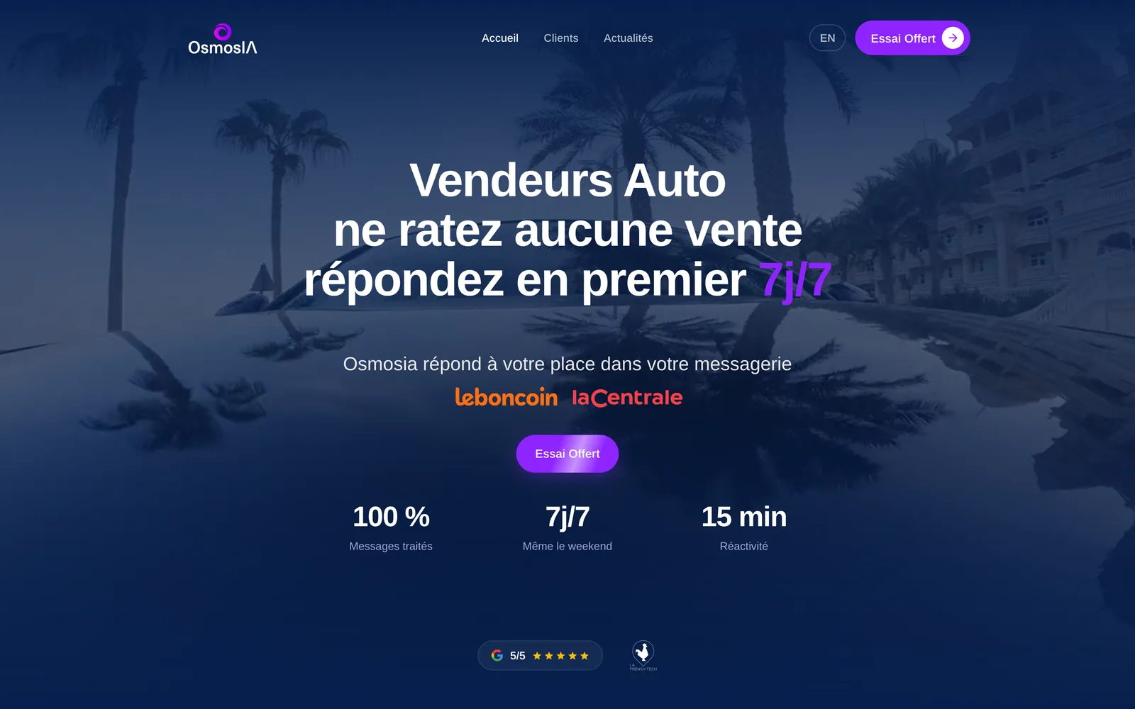 Osmosia website redesign. After
